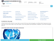 Tablet Screenshot of euroinnova.edu.es